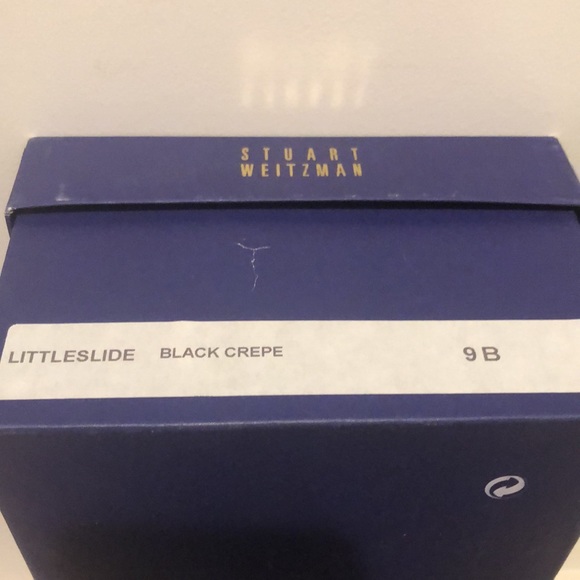 Stuart Weitzman Little Black Slide Size 9B - Picture 7 of 7